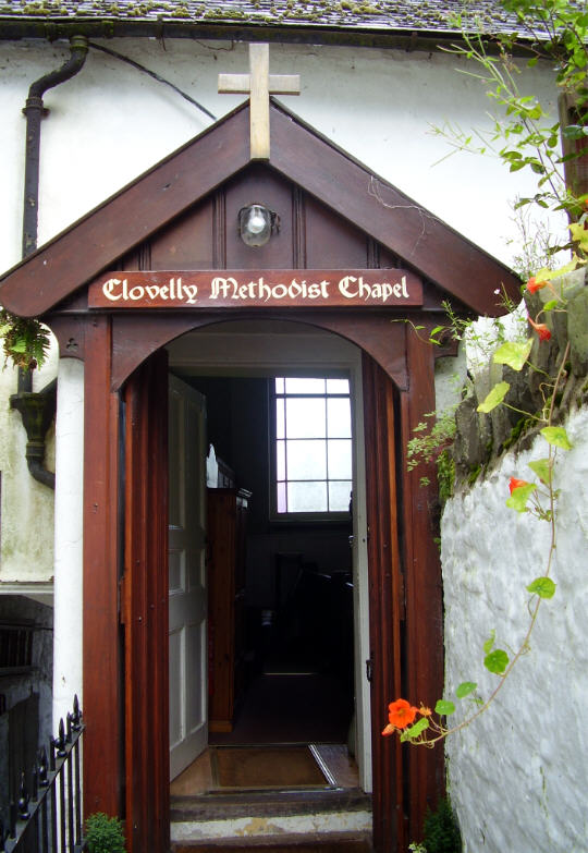 Picture of front Clovelly Chapel